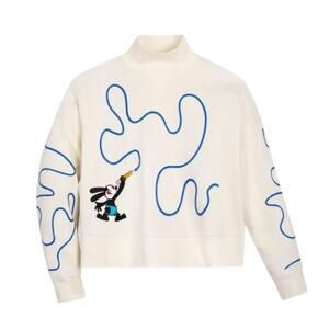 NWOT Disney Parks Oswald the Lucky Rabbit Disney100 Mock Neck Sweatshirt 2X